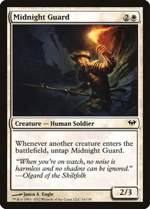 Midnight Guard - Dark Ascension (DKA) #14 - Common Magic: The Gathering Trading Card