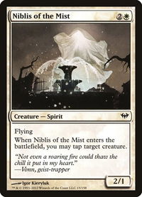 Niblis of the Mist - Dark Ascension (DKA) #15 - Common Magic: The Gathering Trading Card
