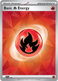 Basic Fire Energy - 010 - SVE: Scarlet & Violet Energies (SVE) #010 - Common Pokémon Trading Card
