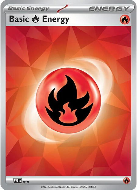 Basic Fire Energy - 010 - SVE: Scarlet & Violet Energies Pokémon trading card