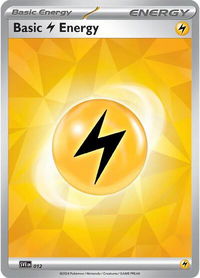 Basic Lightning Energy - 012 - SVE: Scarlet & Violet Energies (SVE) #012 - Common Pokémon Trading Card