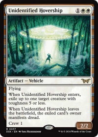 Unidentified Hovership - Duskmourn: House of Horror (DSK) #37 - Rare Magic: The Gathering Trading Card