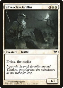 Silverclaw Griffin - Dark Ascension (DKA) #21 - Common Magic: The Gathering Trading Card