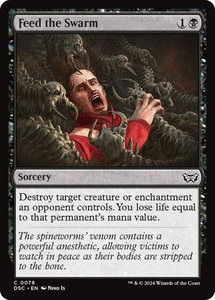 Feed the Swarm - Commander: Duskmourn: House of Horror (DSC) #78 - Common Magic: The Gathering Trading Card