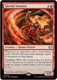 Gleeful Arsonist - Commander: Duskmourn: House of Horror (DSC) #27 - Rare Magic: The Gathering Trading Card