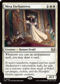 Mesa Enchantress - Commander: Duskmourn: House of Horror (DSC) #68 - Rare Magic: The Gathering Trading Card