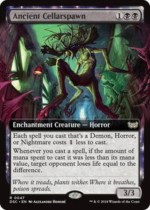 Ancient Cellarspawn (Extended Art) - Commander: Duskmourn: House of Horror (DSC) #47 - Rare Magic: The Gathering Trading Card