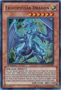 Lightpulsar Dragon - Structure Deck: Dragons Collide (SDDC) #SDDC-EN001 - Ultra Rare YuGiOh Trading Card