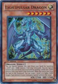 Lightpulsar Dragon - Structure Deck: Dragons Collide (SDDC) #SDDC-EN001 - Ultra Rare YuGiOh Trading Card