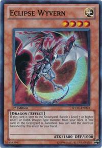 Eclipse Wyvern trading card from Structure Deck: Dragons Collide Eclipse Wyvern - Structure Deck: Dragons Collide YuGiOh trading card