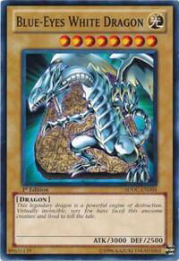 Blue-Eyes White Dragon - Structure Deck: Dragons Collide (SDDC) #SDDC-EN004 - Common / Short Print YuGiOh Trading Card
