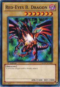 Red-Eyes B. Dragon - Structure Deck: Dragons Collide (SDDC) #SDDC-EN005 - Common / Short Print YuGiOh Trading Card