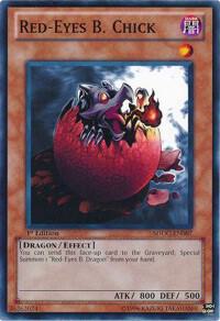 Red-Eyes B. Chick - Structure Deck: Dragons Collide YuGiOh trading card