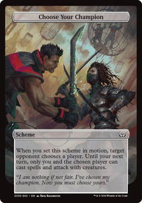 Choose Your Champion (Full Art) - Archenemy: Duskmourn (A:DSC) #330 - Common Magic: The Gathering Trading Card