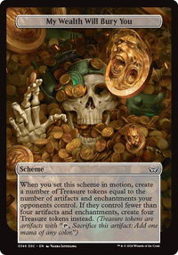 My Wealth Will Bury You (Full Art) - Archenemy: Duskmourn (A:DSC) #346 - Common Magic: The Gathering Trading Card