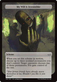 My Will Is Irresistible (Full Art) - Archenemy: Duskmourn (A:DSC) #347 - Common Magic: The Gathering Trading Card