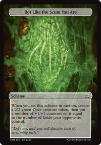 Rot Like the Scum You Are (Full Art) - Archenemy: Duskmourn (A:DSC) #355 - Common Magic: The Gathering Trading Card