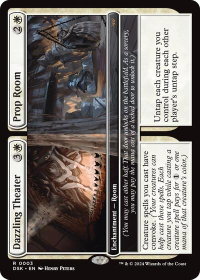Dazzling Theater // Prop Room - Duskmourn: House of Horror (DSK) #3 - Rare Magic: The Gathering Trading Card