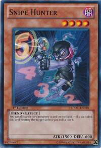 Snipe Hunter - Structure Deck: Dragons Collide (SDDC) #SDDC-EN018 - Common / Short Print YuGiOh Trading Card