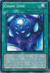 Chaos Zone - Structure Deck: Dragons Collide (SDDC) #SDDC-EN024 - Common / Short Print YuGiOh Trading Card