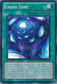 Chaos Zone trading card from Structure Deck: Dragons Collide Chaos Zone - Structure Deck: Dragons Collide YuGiOh trading card