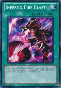 Inferno Fire Blast - Structure Deck: Dragons Collide (SDDC) #SDDC-EN026 - Common / Short Print YuGiOh Trading Card