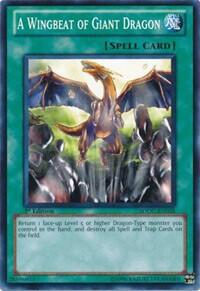 A Wingbeat of Giant Dragon - Structure Deck: Dragons Collide (SDDC) #SDDC-EN028 - Common / Short Print YuGiOh Trading Card