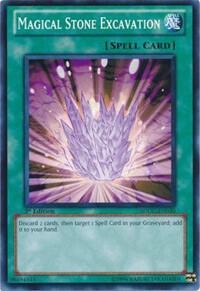 Magical Stone Excavation trading card from Structure Deck: Dragons Collide Magical Stone Excavation - Structure Deck: Dragons Collide YuGiOh trading card