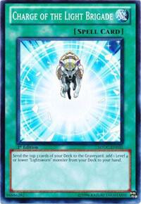 Charge of the Light Brigade trading card from Structure Deck: Dragons Collide Charge of the Light Brigade - Structure Deck: Dragons Collide YuGiOh trading card