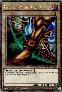 Right Leg of the Forbidden One (Quarter Century Secret Rare) - 25th Anniversary Tin: Dueling Mirrors  #MP24-EN002 - Quarter Century Secret Rare YuGiOh Trading Card