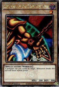 Left Arm of the Forbidden One (Quarter Century Secret Rare) - 25th Anniversary Tin: Dueling Mirrors  #MP24-EN005 - Quarter Century Secret Rare YuGiOh Trading Card