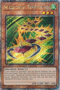 Speedroid Terrortop (Quarter Century Secret Rare) - 25th Anniversary Tin: Dueling Mirrors  #MP24-EN040 - Quarter Century Secret Rare YuGiOh Trading Card