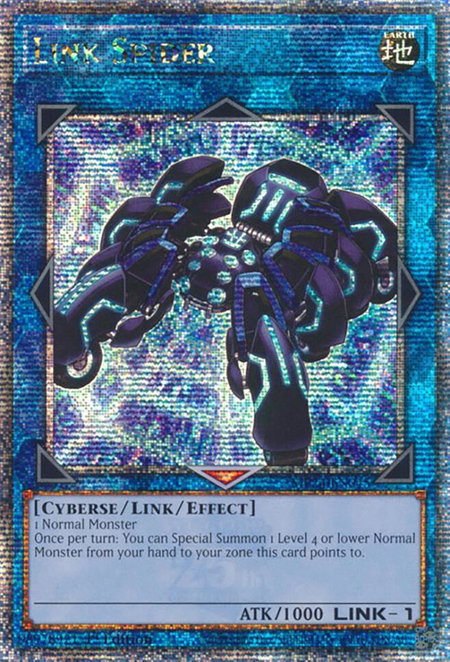 Link Spider (Quarter Century Secret Rare) - 25th Anniversary Tin: Dueling Mirrors YuGiOh trading card