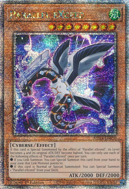 Parallel eXceed (Quarter Century Secret Rare) - 25th Anniversary Tin: Dueling Mirrors YuGiOh trading card