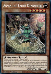 Aussa the Earth Channeler - 25th Anniversary Tin: Dueling Mirrors  #MP24-EN061 - Prismatic Secret Rare YuGiOh Trading Card