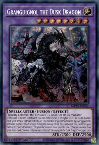 Granguignol the Dusk Dragon - 25th Anniversary Tin: Dueling Mirrors  #MP24-EN067 - Prismatic Secret Rare YuGiOh Trading Card