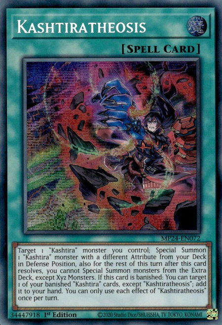 Kashtiratheosis - 25th Anniversary Tin: Dueling Mirrors YuGiOh trading card