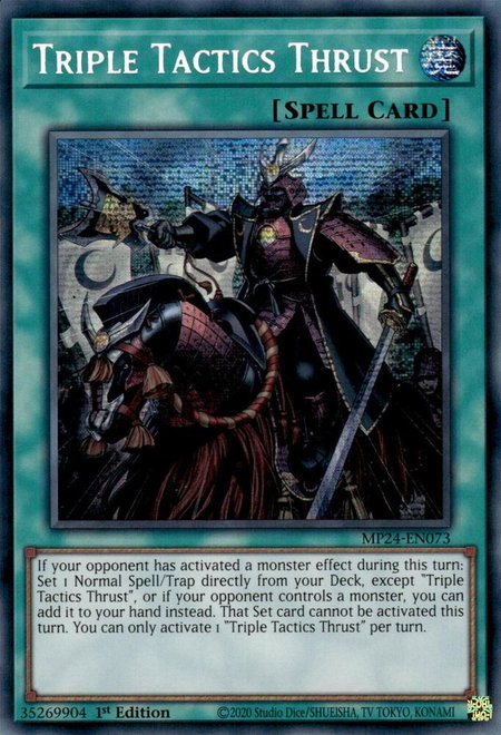 Triple Tactics Thrust - 25th Anniversary Tin: Dueling Mirrors YuGiOh trading card