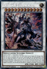 Despian Luluwalilith - 25th Anniversary Tin: Dueling Mirrors  #MP24-EN085 - Prismatic Secret Rare YuGiOh Trading Card
