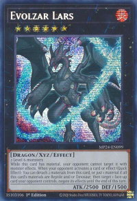Evolzar Lars - 25th Anniversary Tin: Dueling Mirrors  #MP24-EN099 - Prismatic Secret Rare YuGiOh Trading Card