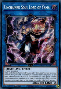 Unchained Soul Lord of Yama - 25th Anniversary Tin: Dueling Mirrors  #MP24-EN101 - Prismatic Secret Rare YuGiOh Trading Card