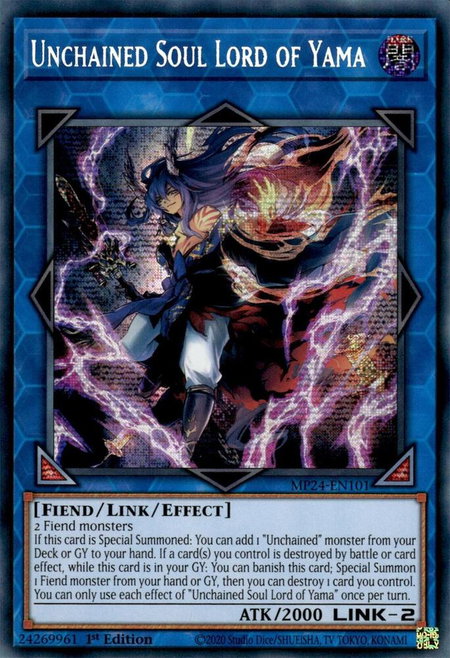 Unchained Soul Lord of Yama - 25th Anniversary Tin: Dueling Mirrors YuGiOh trading card