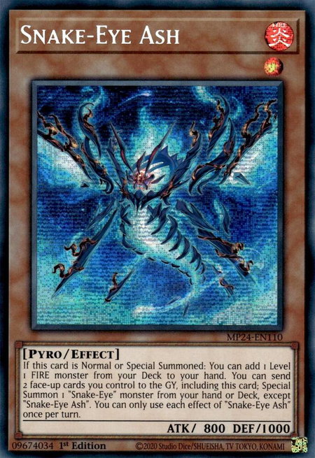 Snake-Eye Ash - 25th Anniversary Tin: Dueling Mirrors YuGiOh trading card