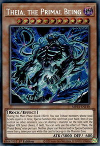 Theia, the Primal Being - 25th Anniversary Tin: Dueling Mirrors  #MP24-EN148 - Prismatic Secret Rare YuGiOh Trading Card