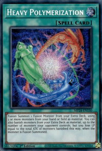 Heavy Polymerization - 25th Anniversary Tin: Dueling Mirrors  #MP24-EN150 - Prismatic Secret Rare YuGiOh Trading Card