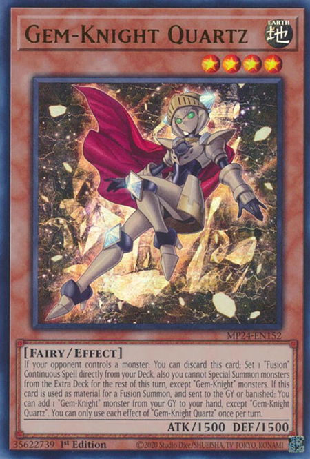 Gem-Knight Quartz - 25th Anniversary Tin: Dueling Mirrors YuGiOh trading card