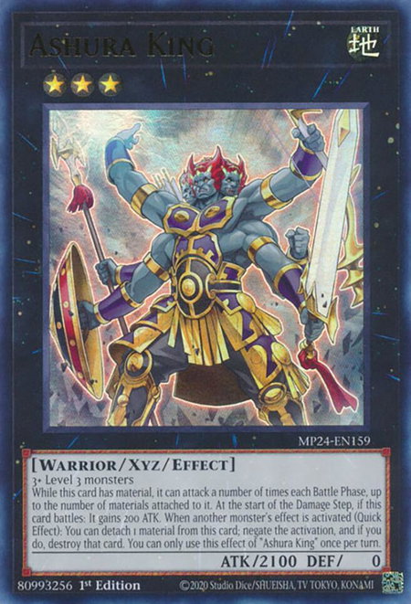 Ashura King - 25th Anniversary Tin: Dueling Mirrors YuGiOh trading card