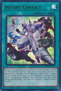 Instant Contact - 25th Anniversary Tin: Dueling Mirrors  #MP24-EN160 - Ultra Rare YuGiOh Trading Card