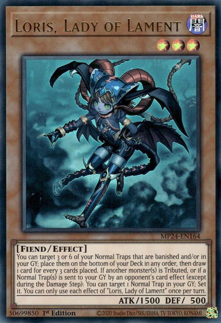 Loris, Lady of Lament - 25th Anniversary Tin: Dueling Mirrors YuGiOh trading card