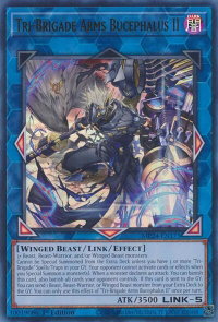 Tri-Brigade Arms Bucephalus II - 25th Anniversary Tin: Dueling Mirrors  #MP24-EN175 - Ultra Rare YuGiOh Trading Card
